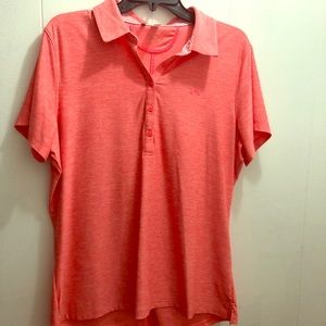 Under Armour Women’s Polo Peach Shirt